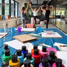 Flow & Farbe–Yoga trifft Kunst