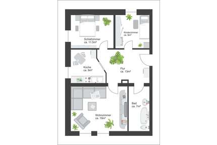 Wohnung zum Mieten in Oelsnitz 385,00 € 70 m²