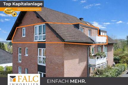 Ein Zuhause mit Weitblick - charmante Dachgeschosswohnung zum Ankommen oder Investieren - Hennef (Sieg)