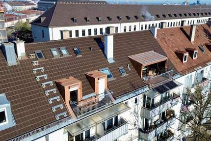 Vorankündigung: Dachgeschosswohnung mit Kamin und außergewöhnlichem Gestaltungspotenzial - München Untergiesing-Harlaching
