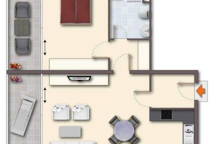 2 Zimmer Wohnung Bad Salzuflen - 860,00&nbsp;EUR Kaltmiete, ca.&nbsp; 69,00&nbsp;m&sup2; in Bad Salzuflen (PLZ: 32105)