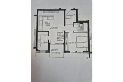 Mietwohnung 2 Zimmer - 630,00&nbsp;EUR Kaltmiete, ca.&nbsp; 63,00&nbsp;m&sup2; in Müncheberg (PLZ: 15374)