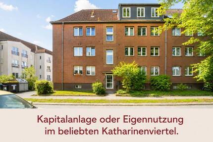 3-Zimmer-Wohnung mit Stellplatz - Innenstadt & Wald nur 5 Gehminuten entfernt - Neubrandenburg Katharinenviertel