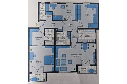 Wohnung in Grossaitingen 4-Zimmer - Großaitingen