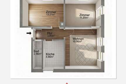 Wohnung zum Kaufen in Hannover 139.000,00 € 52.74 m²