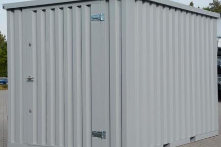 3m Lagercontainer mit Einflügeltür & Doppelverriegelung verzinkt - Riedenburg