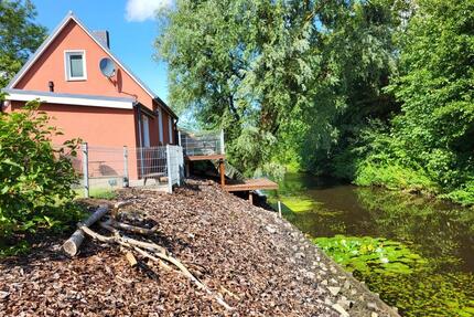 Haus am Kanal in Altenbruch Wasser Nordsee Cuxhaven