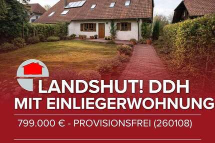 Landshut Stadtteil Berg! PROVISIONSFREI! DHH mit Einliegerwohnung