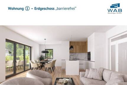 4-Zimmer Neubau Luxuswohnung (1), mit 2 Terrassen, Garten und Haushaltsraum - München Sendling-Westpark