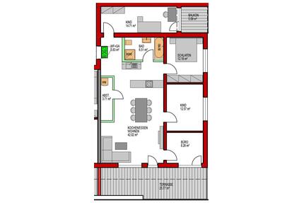 Penthouse-Wohnung für Kapitalanleger-5,5-Zi-EBK-Alpenblick - Neukirchen vorm Wald