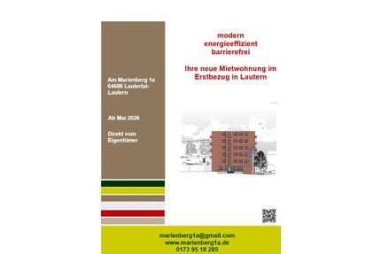 5-Zimmer-Wohnung Erstbezug, energieeffizient, barrierefrei - Lautertal (Odenwald)