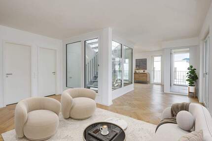 Sofort beziehbar! Phantastische Dachterrassenwohnung mit Berg- & Altstadtblick im Herzen Landsbergs - Landsberg am Lech