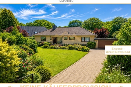 Ruhe pur: Bungalow in ruhiger Sackgassenlage mit Vollkeller und großem Grundstück - Holm