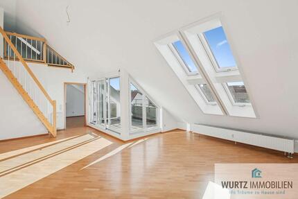 Traumhafte Dachgeschosswohnung in ruhiger, zentraler Lage - Rutesheim