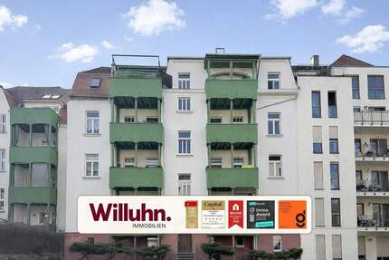 Ab sofort bezugsfrei: Leipziger Auwald fußläufig erreichbar | Balkon | Einbauküche | Gäste-WC