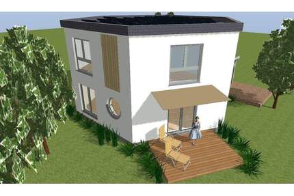 Sechseck: Ein freistehendes Haus fällt aus dem Rahmen - Messel