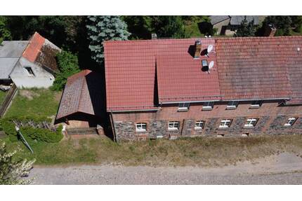 NEUER PREIS historische Doppelhaushälfte in Feldsteinbauweise - Müncheberg Jahnsfelde