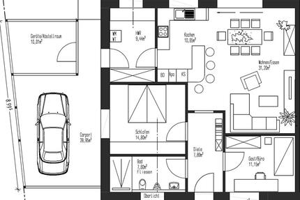 Doppelhaushälfte - Erstbezug - 1.020,00&nbsp;EUR Kaltmiete, ca.&nbsp; 93,00&nbsp;m&sup2; in Barßel (PLZ: 26676)
