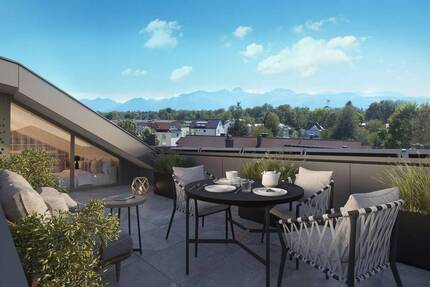 WE 10 - exklusive Dachgeschosswohnung mit Panoramablick - Bad Aibling