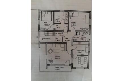 5 Zimmer Wohnung Büdingen - 1.165,00&nbsp;EUR Kaltmiete, ca.&nbsp; 111,00&nbsp;m&sup2; in Büdingen (PLZ: 63654)
