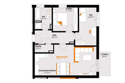 Wohnung zum Kaufen in Füssen 459.000,00 € 75.84 m²