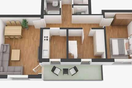 Wohnung zum Kaufen in Simmern 195.000,00 € 76 m²