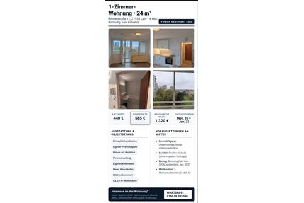 1-Zimmer-Wohnung Lahr (ab November 2026) - Lahr (Schwarzwald)