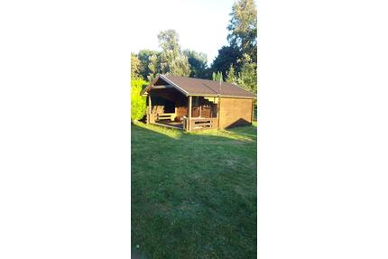 Schrebergarten mit Holzblockhaus - Lengede