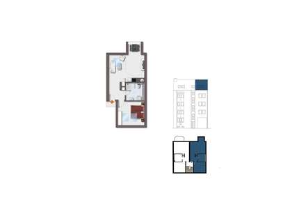 Wohnung zum Mieten in Saarbrücken 350,00 € 40.47 m²