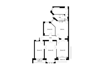 EXKLUSIVE 5-ZIMMER-WOHNUNG MIT 2 BALKONEN – 120 m² - Berlin