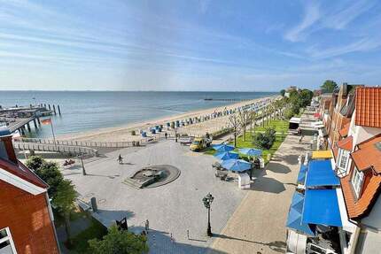 Wohn- und Geschäftshaus mit Meerblick direkt an der Hauptpromenade - Wyk auf Föhr