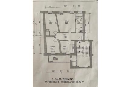 3-Zimmer Wohnung mit Balkon und Tageslichtbad - Leipzig Altwest