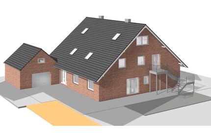 Maisonette Wohnung im 1.OG und DG mit Balkon saniert in Rees