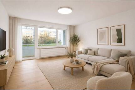 Erstbezug nach Modernisierung! 3-Zi.-Whg. mit großem Sonnenbalkon in grüner Lage - München Bogenhausen