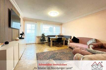 Durchdachter Grundriss und mehr- Stimmige 3-Zimmer-Wohnung mit Loggia in Behringersdorf - Schwaig-Behringersdorf