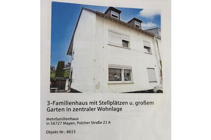 Haus zu verkaufen - 245.000,00&nbsp;EUR Kaufpreis, ca.&nbsp; 182,00&nbsp;m&sup2; in Mayen (PLZ: 56727)