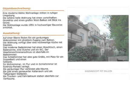 Zusmarshausen: Sehr schöne 2 ZKB Wohnung im Dachgeschoss, 63 qm - Krumbach (Schwaben)