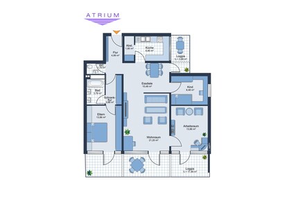 590.000,00&nbsp;EUR Kaufpreis, ca.&nbsp; 101,52&nbsp;m&sup2;&nbsp;Wohnfl&auml;che in Taufkirchen (PLZ: 82024)