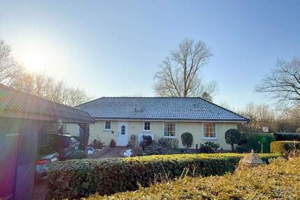 Wohnen auf einer Ebene - Schöner Bungalow in der Marsch - Seester