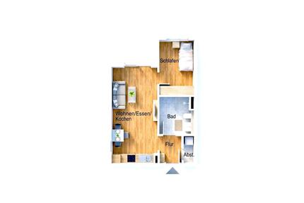 Moderne 2 Zimmer NB Wohnung - 600,00&nbsp;EUR Kaltmiete, ca.&nbsp; 43,00&nbsp;m&sup2; in Ettenheim (PLZ: 77955)