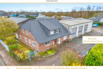 EFH + ELW + Gewerbe (-Halle) - Drei auf einen Streich! - Großenaspe