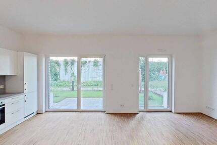 Großzügige 2-Zimmer-Neubauwohnung mit TERRASSE und EBK im Neubauquartier 