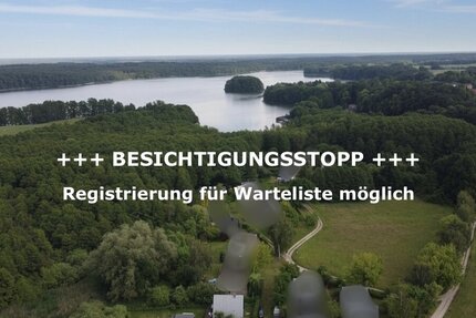 Idylle pur: Kleines Ferienhaus am See nahe HH & Berlin an der Mecklenburger Seenplatte - Schwarz