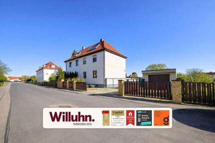Großzügige DHH mit zahlreichen Nebengelassen, Solarthermie und Garagen | 1-2-Familienwohnen! - Delitzsch