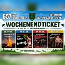 35. Dorffest Wünschendorf - Wochenendticket - für alle Veranstaltungen