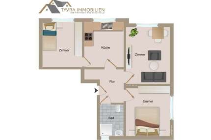 Wohnung zum Kaufen in Bielefeld 168.000,00 € 65 m²