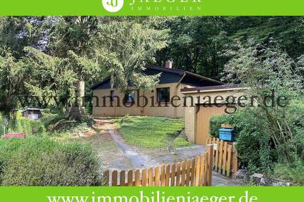 Meiendorf am Naturschutzgebiet - ruhige Lage - baufälliges Wochenendhaus mit Gartenland 1.510 m² - Hamburg Rahlstedt