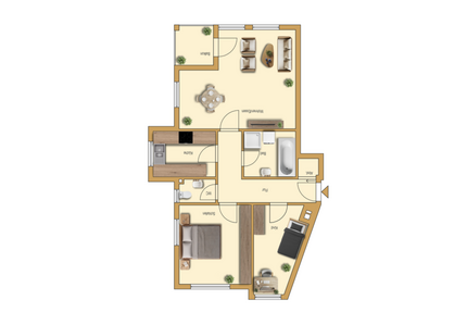 Wohnung zum Kaufen in Öhringen 209.000,00 € 70 m²