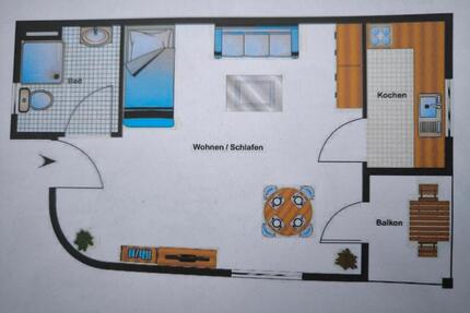 Attraktive 1,5‑Zimmer‑Wohnung mit Balkon – Zentrumsnah - Laupheim