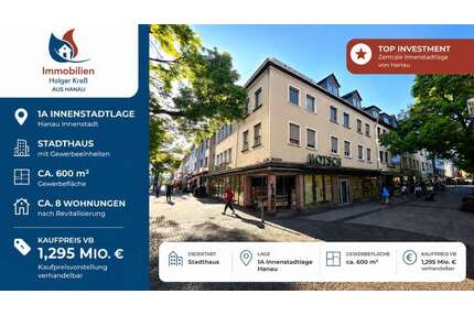 Haus zum Kaufen in Hanau 1.295.000,00 € 400 m²